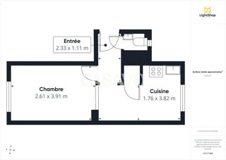  Appartement à vendre 1 pièce 22 m²