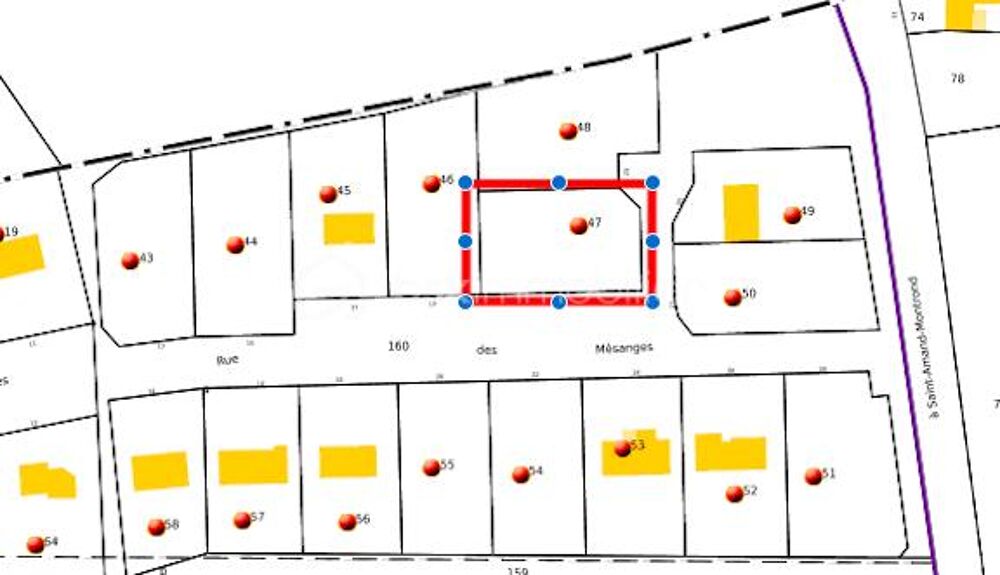 Vente Terrain Terrains à bâtir viabilisés – Vinon (18300) – De 955 m² à 1170 m² Vinon