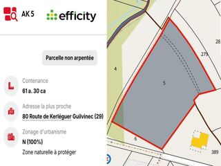  Terrain à vendre 6130 m²