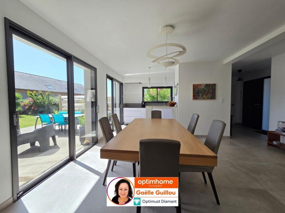 Vente Maison ROSCOFF : Contemporaine de 155m² - vie de plain pied - Proximité mer - Belle prestation Roscoff