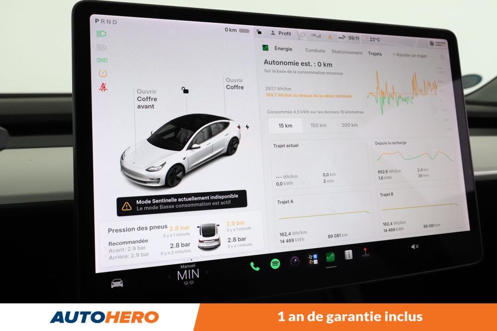 Model 3 Autonomie Standard Plus RWD 60 kWh 275 ch 2021 occasion 92130 Issy-les-Moulineaux