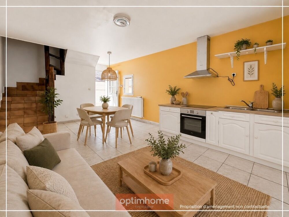Vente Maison Centre de Lacroix-Saint-Ouen – Maison de ville à rénover avec sous-sol et garage Lacroix saint ouen