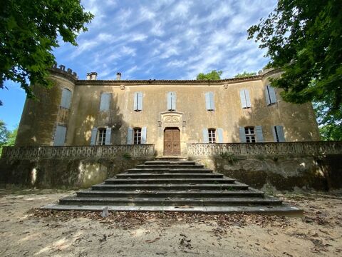 Dpt Gard (30), à vendre dans le Gard, propriété viticole en AOP Côtes du Rhône sur 25 hectares avec Château du XVème siècle 1963000 30200 La roque sur ceze