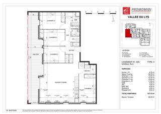  Appartement � vendre 5 pi�ces 107 m�