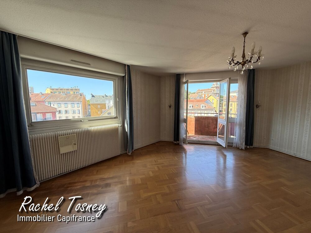 Appartement BELFORT - BEAU POTENTIEL POUR CE T4 TRAVERSANT de 94m² - BALCON et GARAGE !!