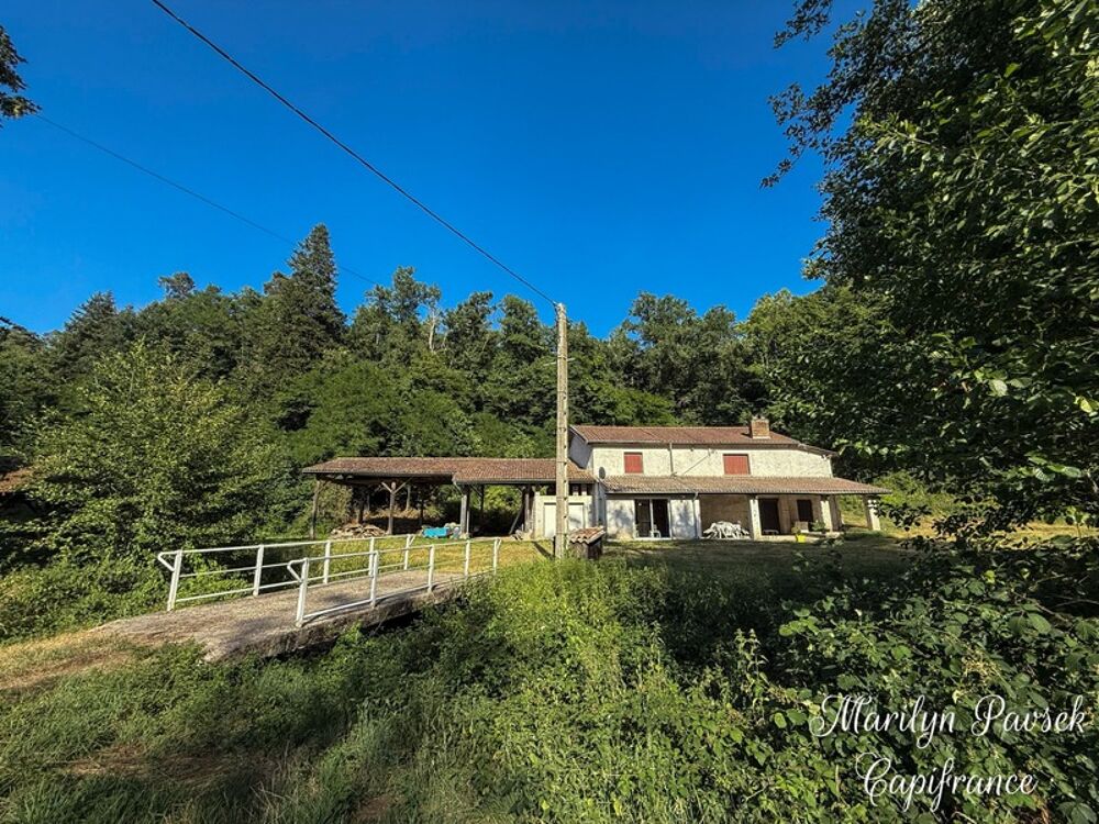 Propriété de charme avec 3,5 hectares  Ancien moulin rénové  Secteur Sermentizon
