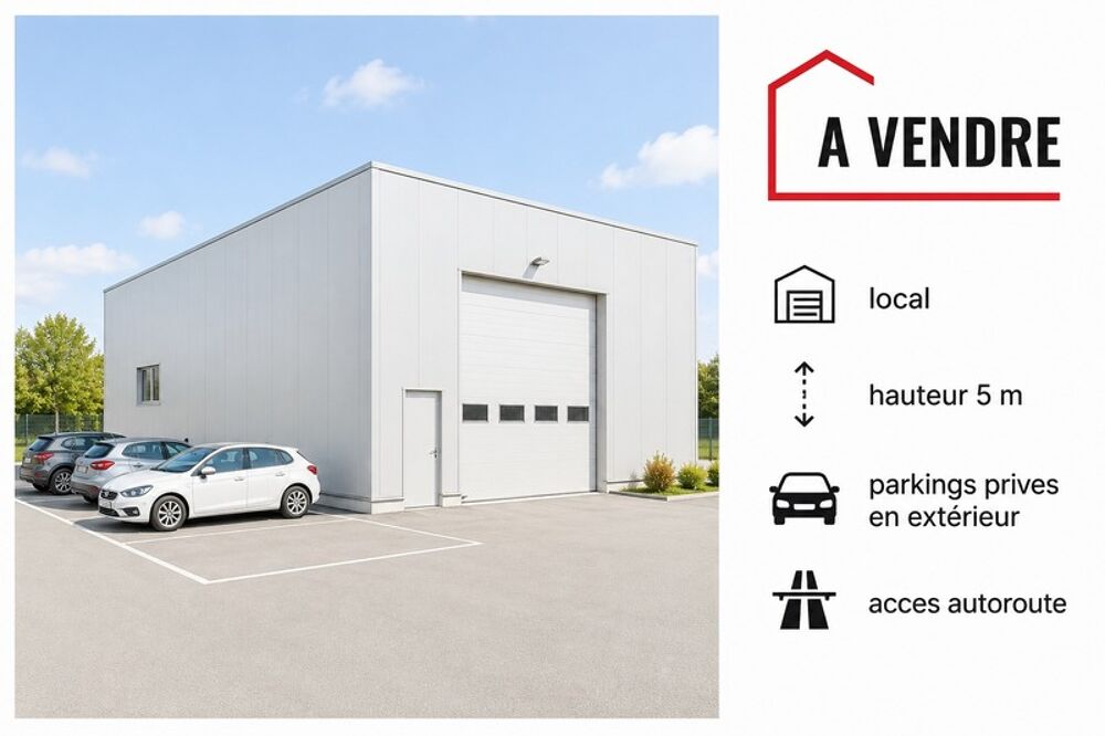   Local/bureau à vendre VILLEFRANCHE SUR SAONE (69) - Local d'activités proximité immedaite autoroute 380 m2 