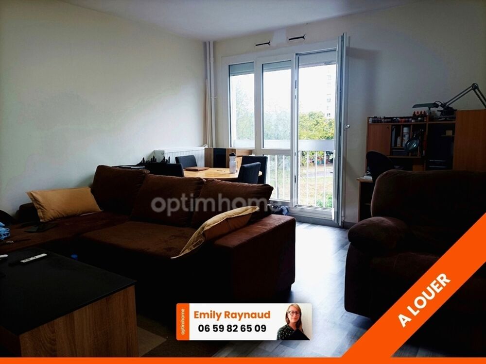 A louer appartement T3 2 chambres 70m2 625€ CC
