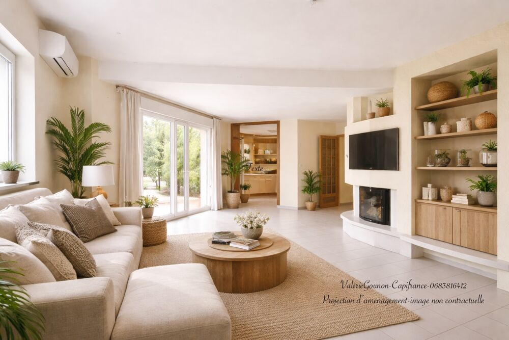 Vente Maison Maison à vendre 5 pièces JUVIGNAC (34),4 Chambres,130 m2, Terrain 645m2, Jardin,Sous-Sol total-Garage double-Piscine Juvignac