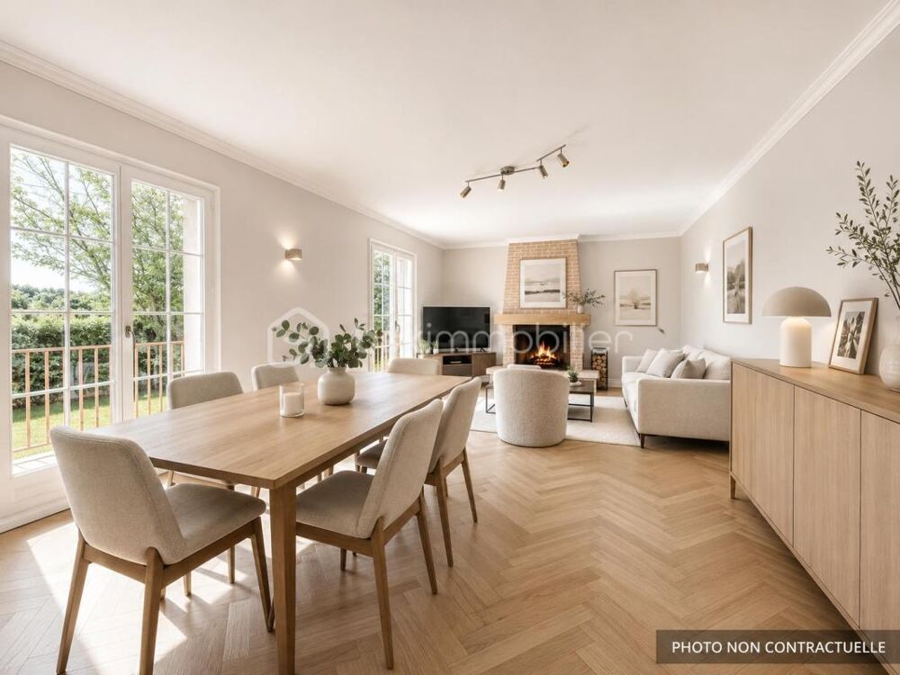 Spacieuse maison familiale de 131 avec sous-sol total, à 5 minutes de Lisieux