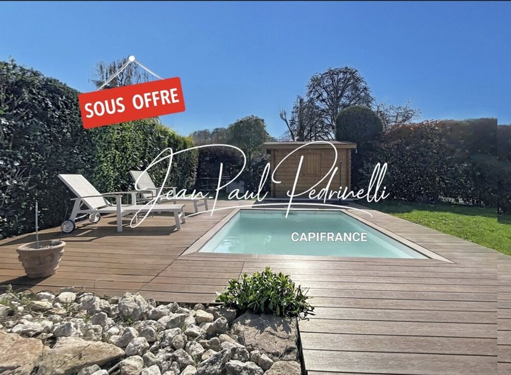 Vente Maison Villa familiale avec piscine 148m2 (133 m² habitable), 5 chambres, garage de 30 m², terrain 570 m² - Saint-Genis-Laval 15 minute Saint genis laval