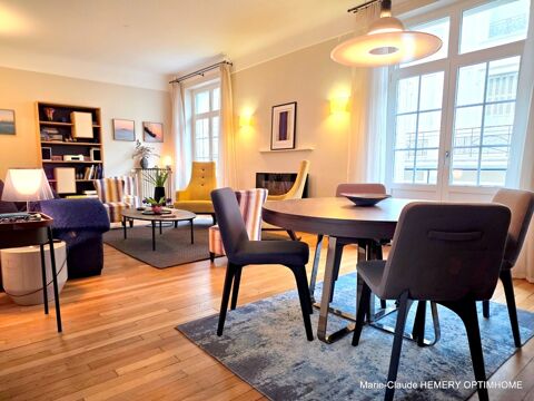 Vente Appartement Dinard Ecluse: Appartement de 111m� r�nov� par un architecte d'int�rieur:double s�jour,cuisine,3 chambres, 2 salles d'eau Dinard