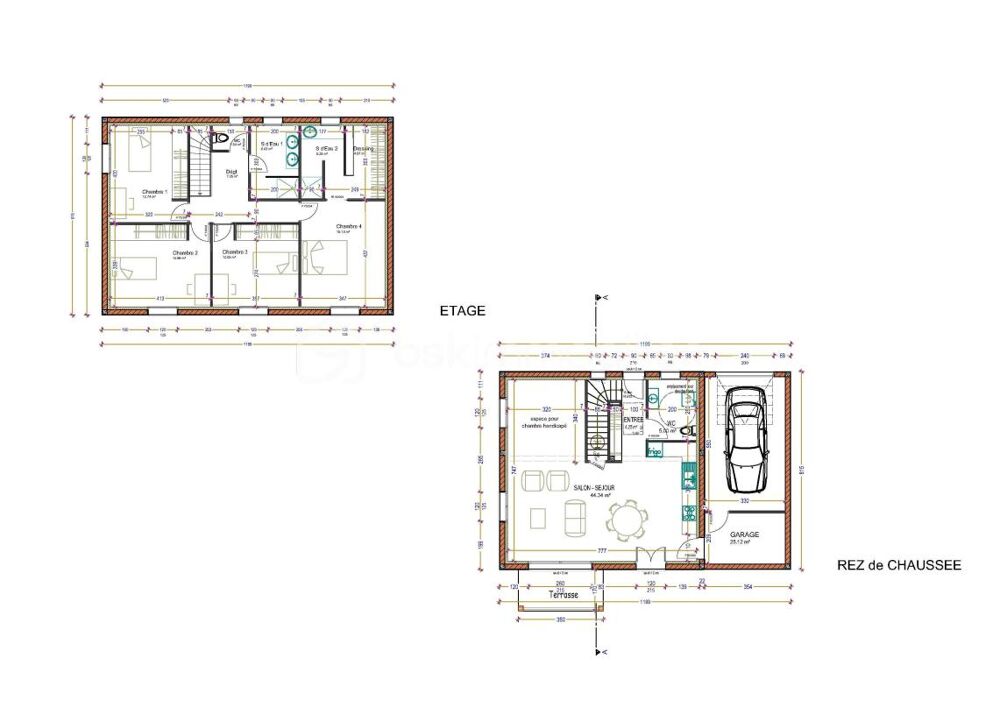 Maison (négociable) 140 m² avec piscine