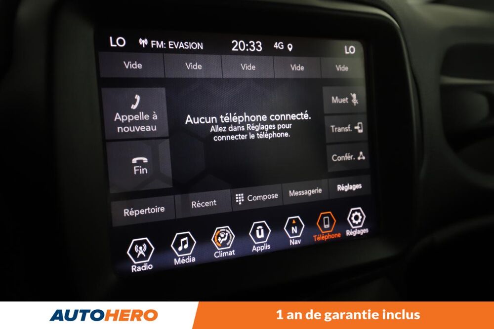 Renegade 1.3 Turbo T4 PHEV 4xe S AT6 240 ch 2021 occasion 92130 Issy-les-Moulineaux