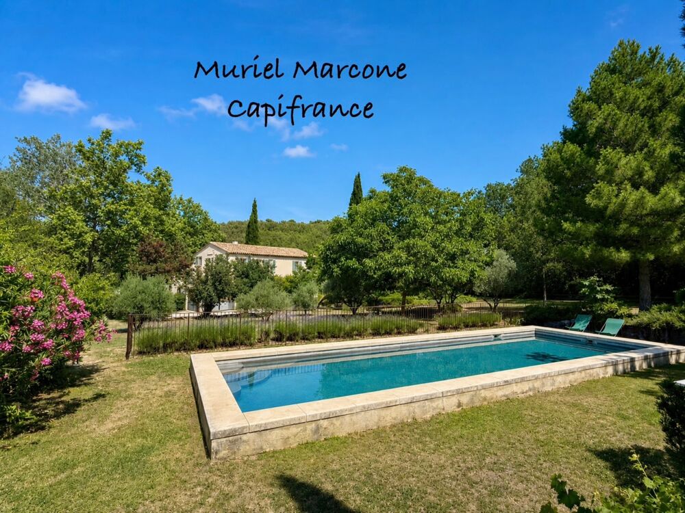 Vente Maison ROGNES (13) Élégante propriété Provençale de 170 m2 avec piscine et garage terrain de 5220 m2 Rognes