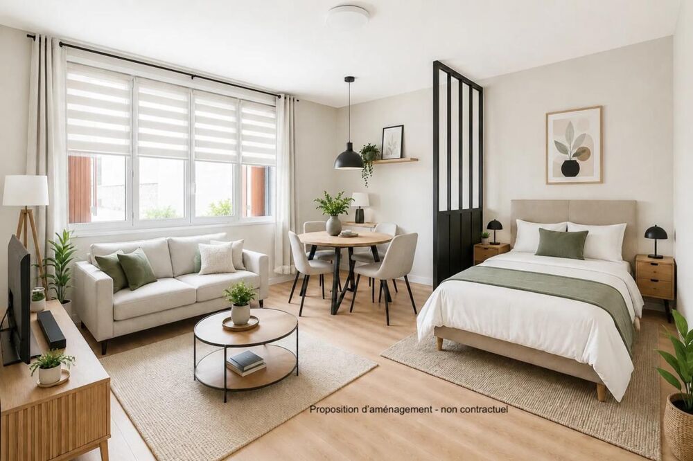 Grand studio lumineux, cave et parking, à Maisons-Laffitte
