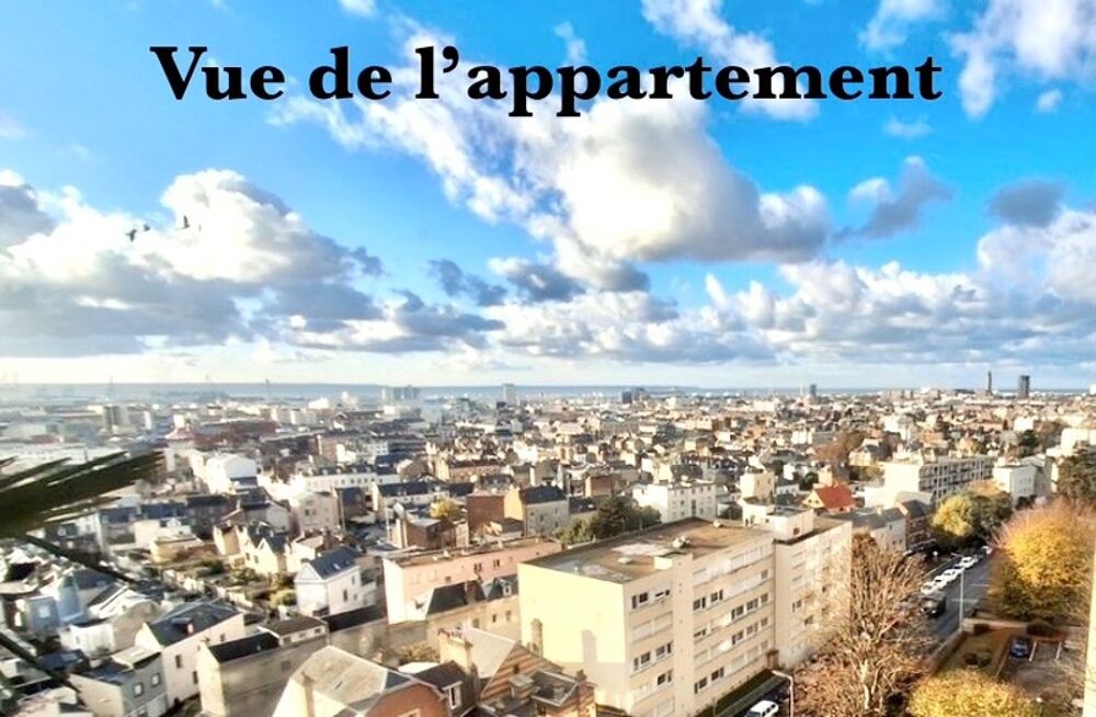*Dans le quartier des ormeaux* Appartement de 46 m² exposé Ouest, vue dégagée sur la ville et la mer, parking et cave