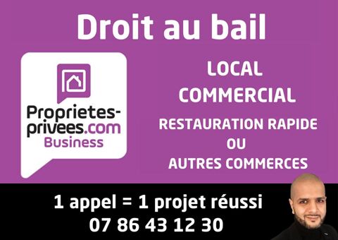 AMIENS -Val d'Arve - Droit au bail, Snack, Restauration rapide avec Terrasse 25000 80090 Amiens