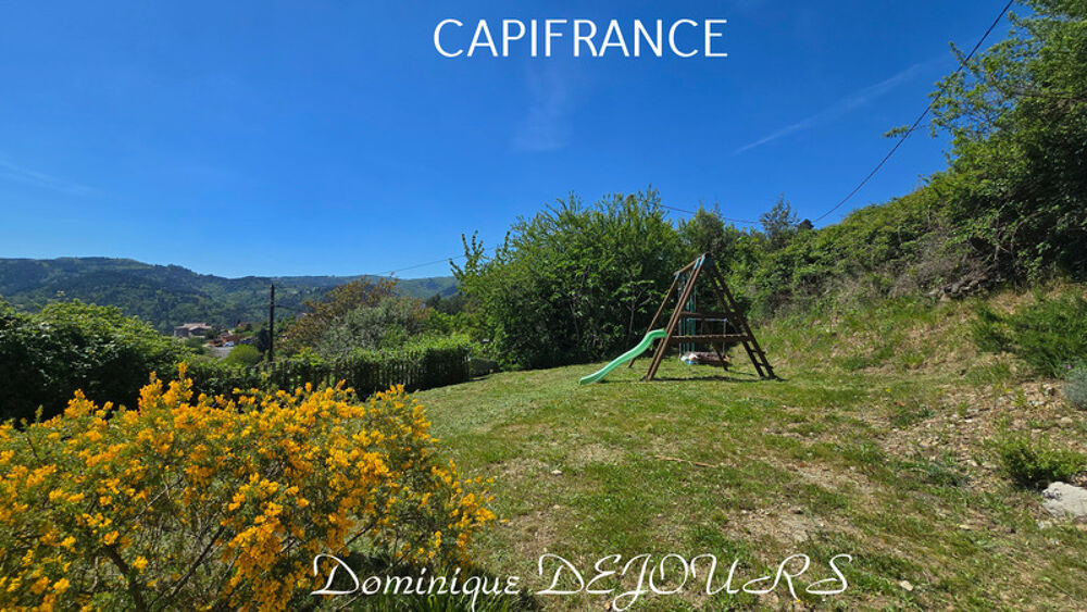 Vente Maison Ardèche, Vallée de l'Eyrieux, LES OLLIERES SUR EYRIEUX - Maison bioclimatique de 2018 - 126m² - espace extérieur Les ollieres sur eyrieux