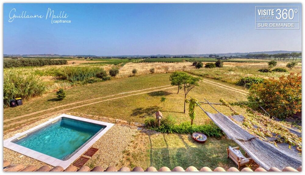 Villa 6 pièces 160m² habitable avec piscine - Neffiès (34320)