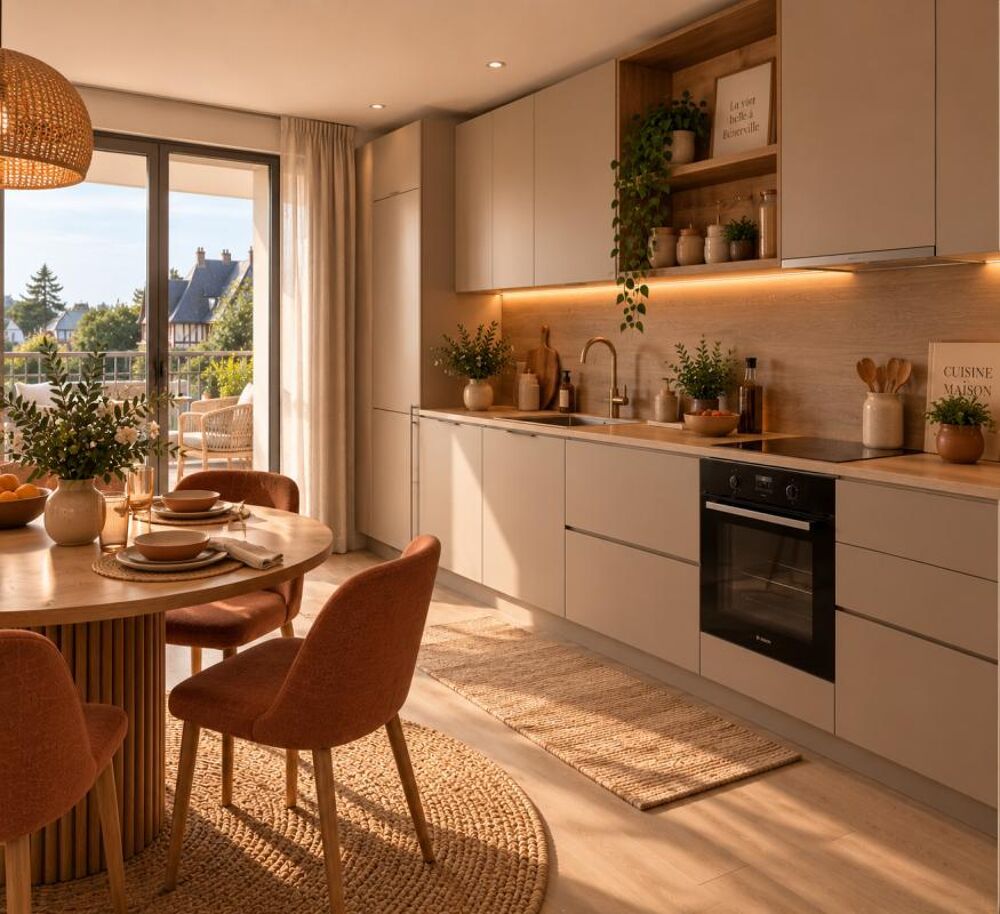 Vente Appartement T2 compact et bien agencé avec balcon à proximité de la plage Benerville sur mer