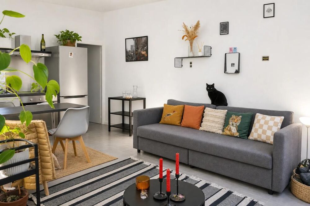 T2 lumineux avec cour privative à Montpellier