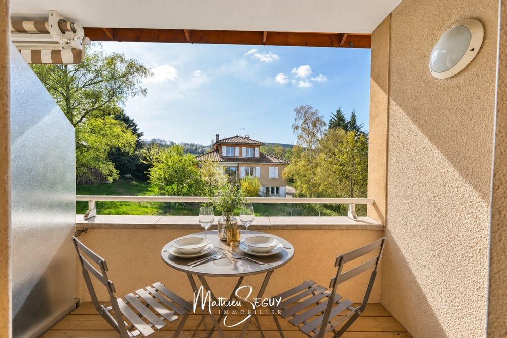 Vente Appartement YZERON - Agréable appartement grand T3 avec balcon et vue  + stationnement dans garage fermé Yzeron