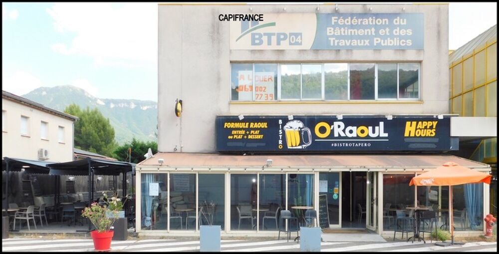   A VENDRE DIGNE-LES BAINS 04 - Zone commerciale Saint-Christophe _ BAR BRASSERIE avec  TERRASSES 