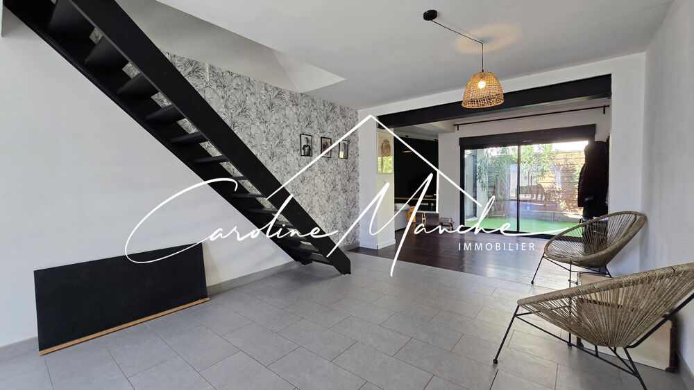 Maison mitoyenne T4/5 de 125m² - terrasse, piscine et jardin
