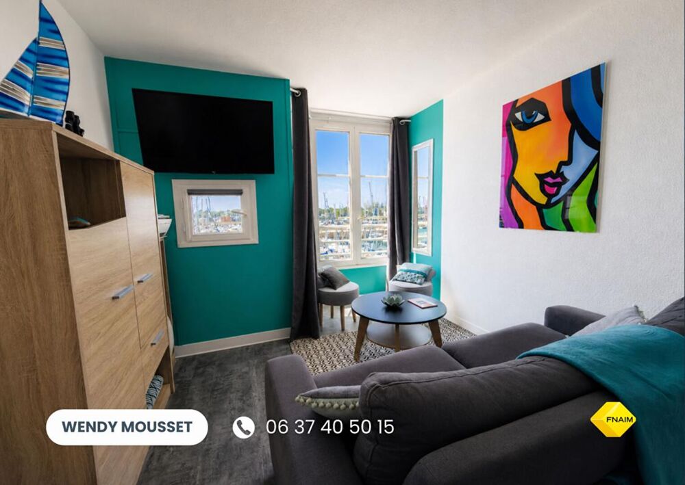 Appartement T3 atypique en duplex avec vue sur le port et l'océan au coeur du Port du Crouesty