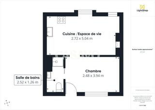  Appartement à vendre 2 pièces 26 m²
