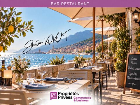 Proche Monaco et fronti&egrave;re italienne - BAR RESTAURANT  bord de mer - Belle affaire rentable sur la C&ocirc;te d'Azur 1060000 06500 Menton
