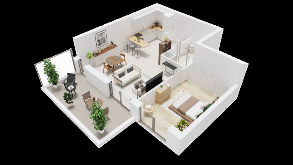 Vente Appartement Ay-sur-Moselle – T2 de 55 m² avec terrasse de 12,8 m², cave et stationnement en sous-sol Ay sur moselle