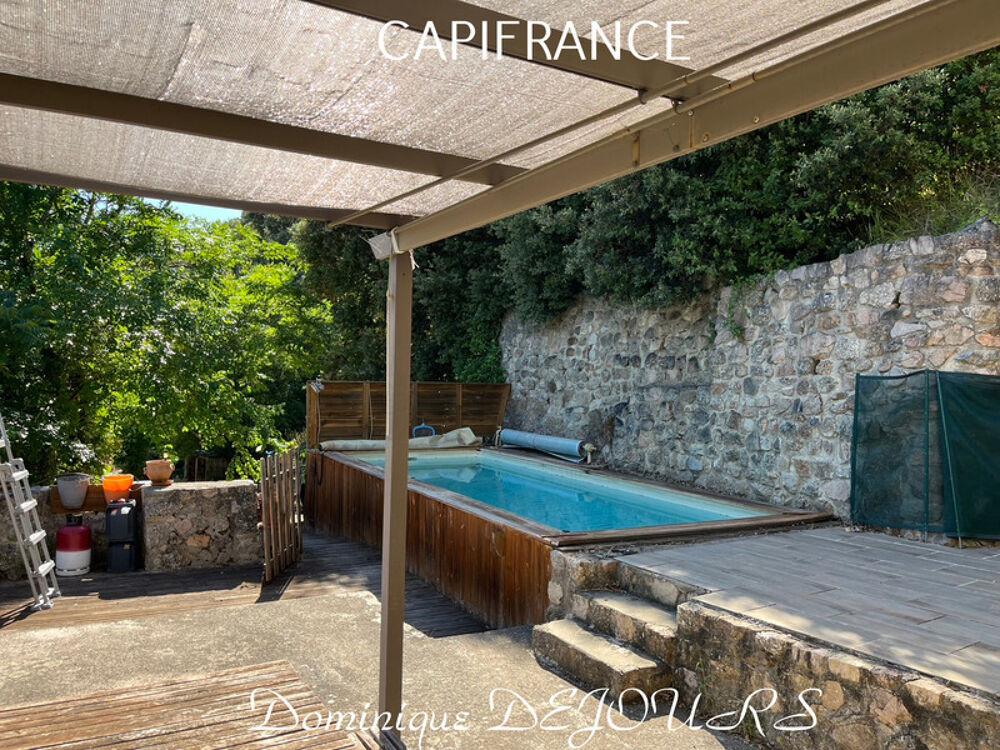 Vente Maison Très Belle Maison en pierres dominant la Vallée de l'Eyrieux avec une vue splendide. 3 chambres, un grand séjour et une piscine Duniere sur eyrieux