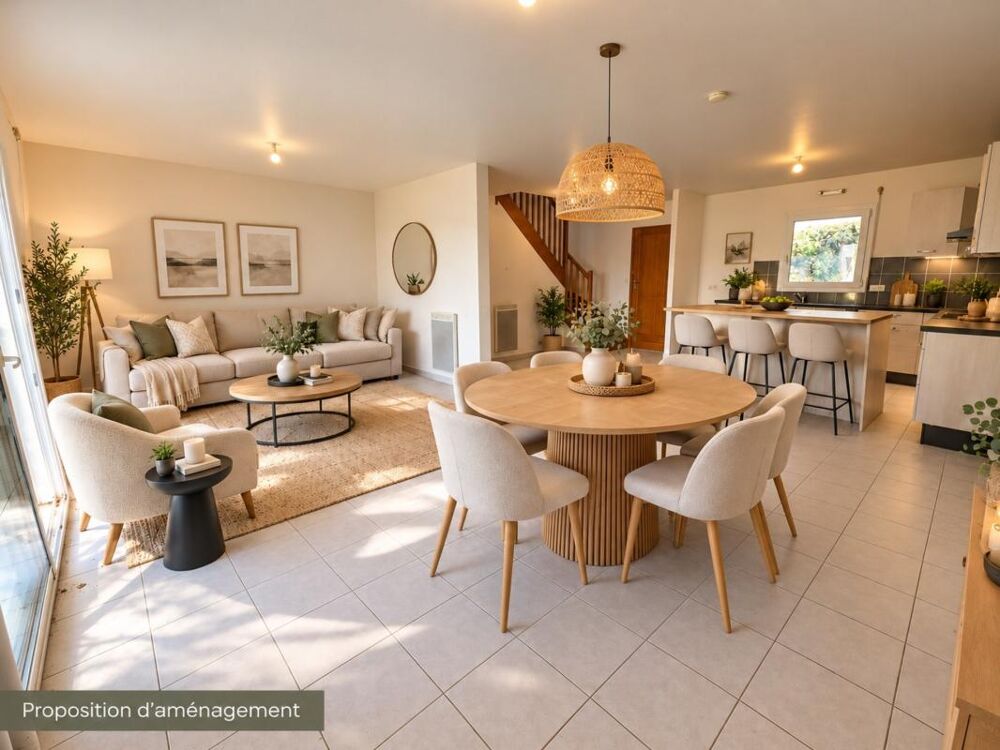 Vente Maison SAINT-AVÉ – Maison individuelle – 4 chambres – Jardin plein sud Saint ave