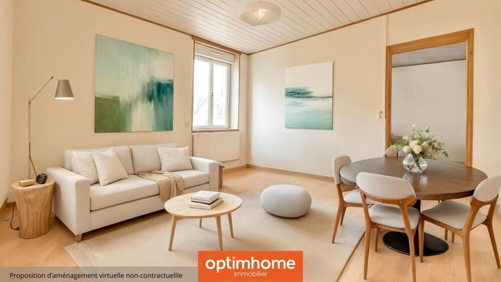 Appartement, 3 chambres  1er étage  Faibles charges et locataires en place