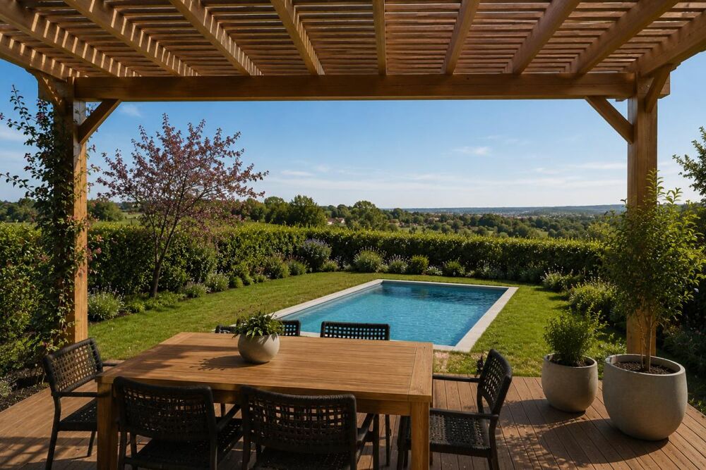 Vente Appartement MAISON avec PISCINE et GARAGE ! 3 CHAMBRES et BUREAU Artigues pres bordeaux