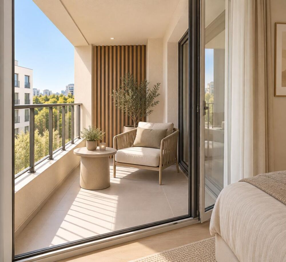 MAGNIFIQUE APPARTEMENT 3 PIECES AVEC LOGGIA BUSSY ST GEORGES + PARKING
