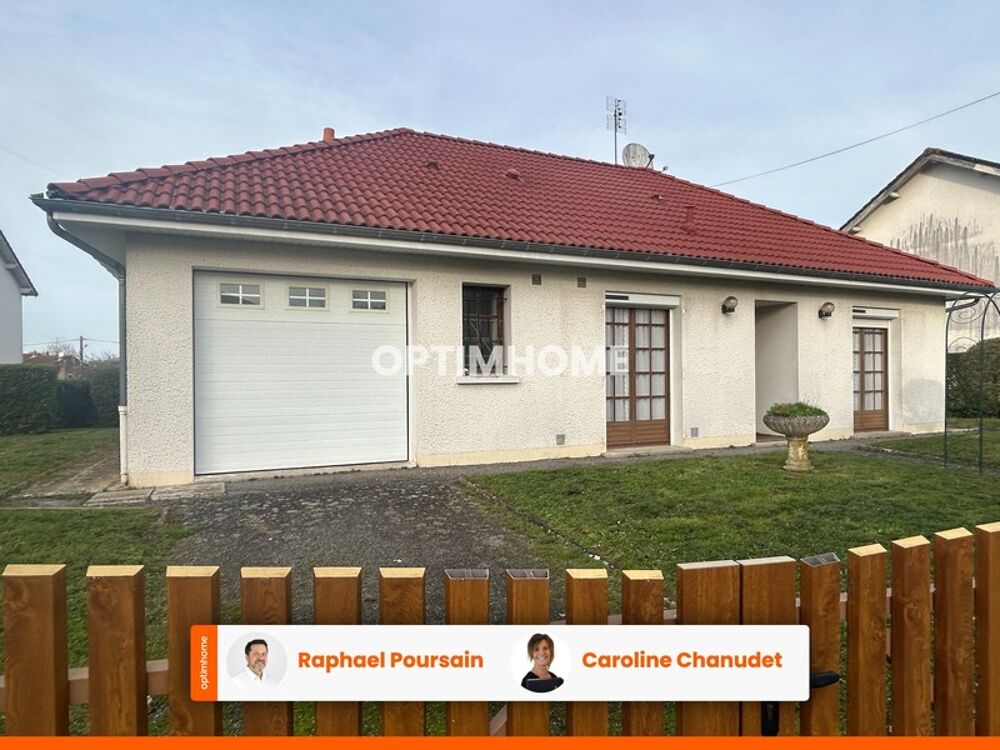 Vente Maison Maison de plain-pied de 76 m2 sur 750 m2 de jardin Peyrat de bellac