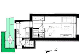  Appartement à vendre 1 pièce 29 m²