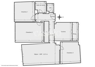  Appartement � vendre 4 pi�ces 80 m�