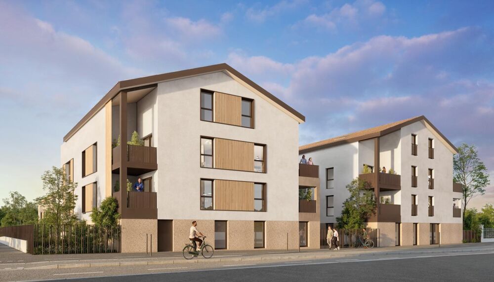 Vente Appartement T2 CHASSIEU 48m²  - TERRASSE  -  GRAND SÉJOUR OUVERT Chassieu