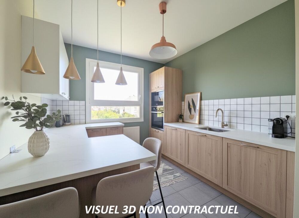 Appartement lumineux de 88 m² avec balcon, ascenseur et vue dégagée
