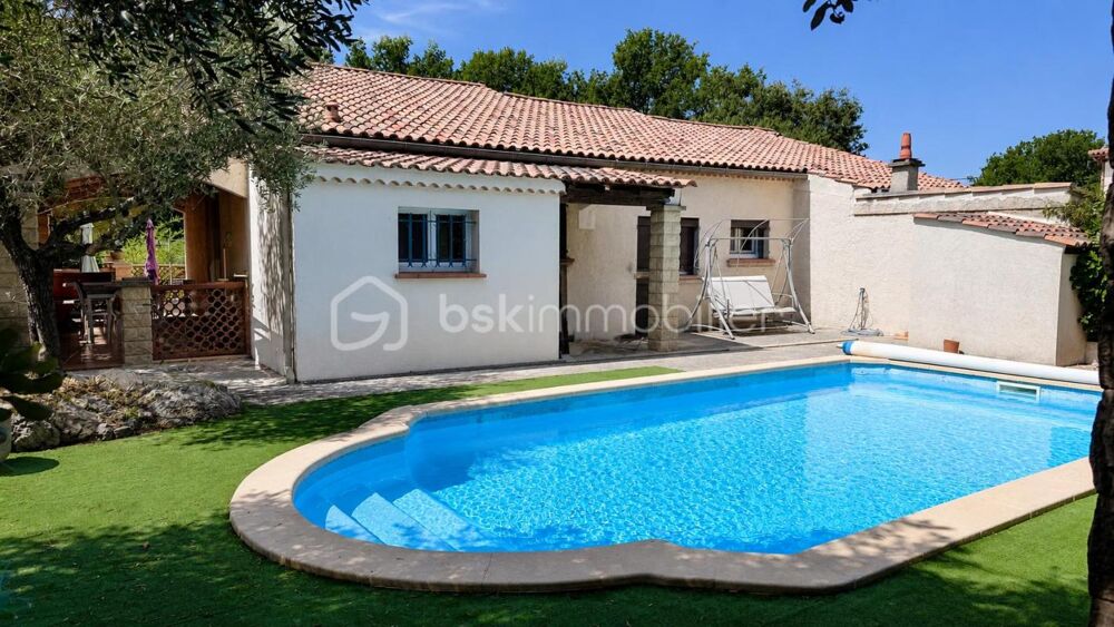 Achat Maison de plain-pied 4 chambres de 127 m² avec Terrain de 1478 m²  Piscine  Garage  Camps-la-Source (83170)