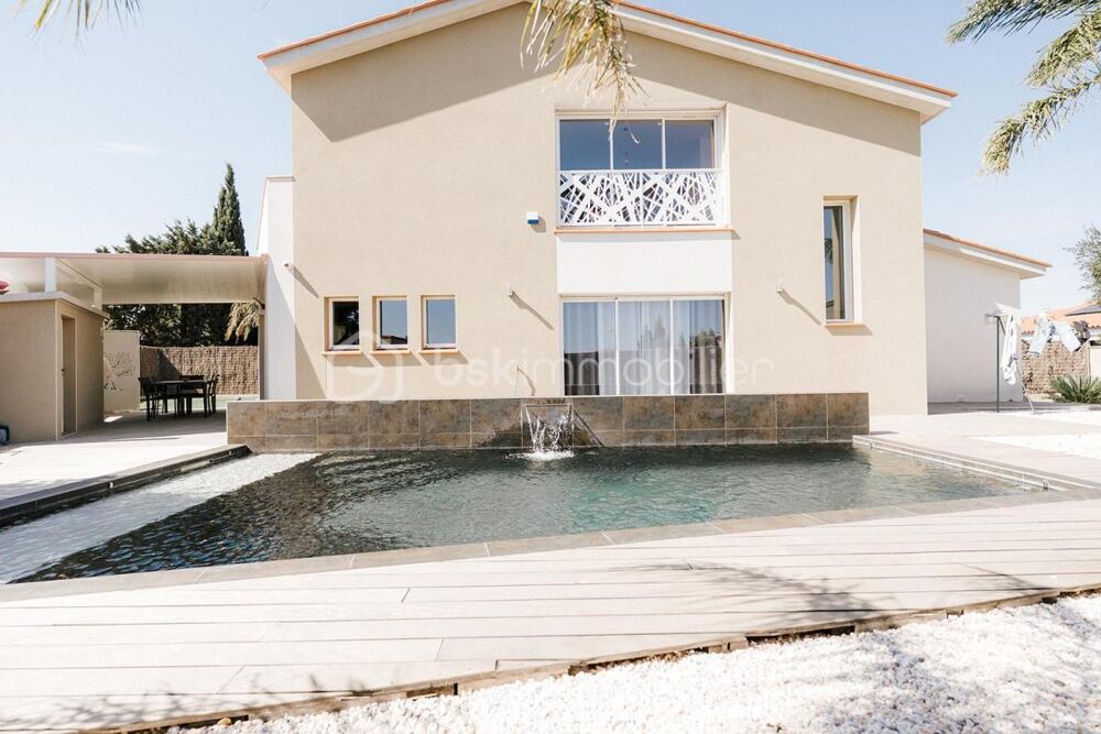 Vente Villa Saint-Génis-des-Fontaines – Volumes, lumière et piscine balinaise au pied des Albères Saint genis des fontaines