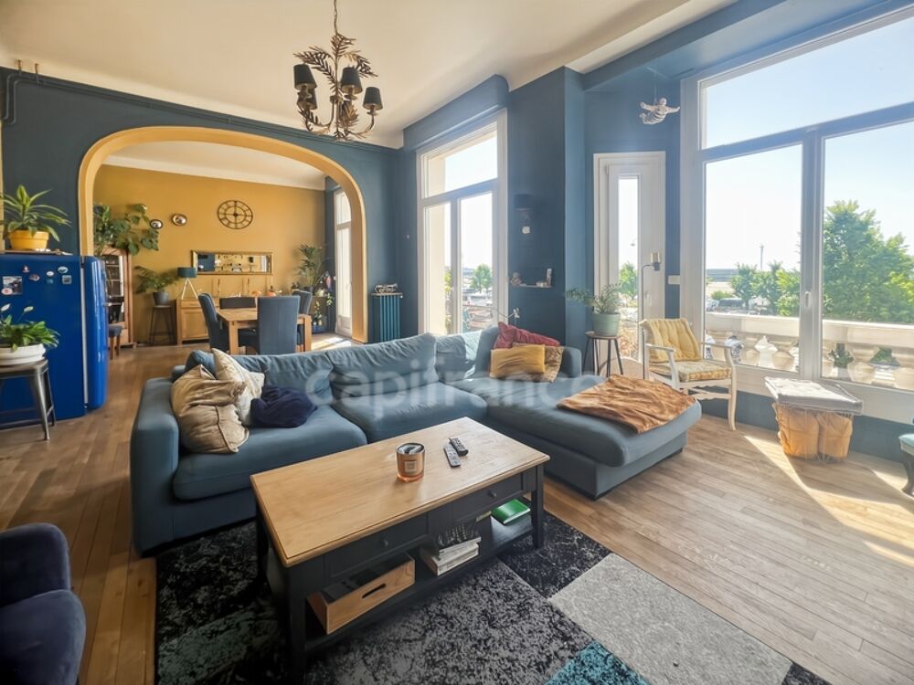 À VENDRE - BOULOGNE-SUR-MER - VUE MER - APPARTEMENT D'EXCEPTION -163 M2 -7 PIÈCES - 5 CHAMBRES - GARAGE - CAVE -