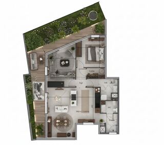  Appartement � vendre 3 pi�ces 74 m�