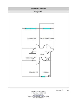  Appartement � louer 3 pi�ces 52 m�