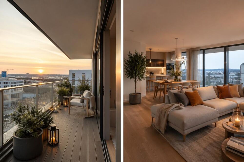 Vente Appartement 4 PIECES - TRIPLE EXPOSITION - Vue garonne Bordeaux