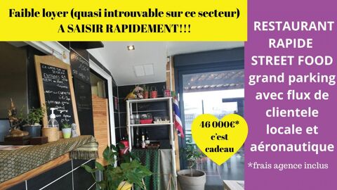 FONDS DE COMMERCE - RESTAURATION RAPIDE - CORNEBARRIEU 46000 31700 Cornebarrieu